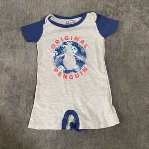 Penguin Short Sleeve Romper 18 Months